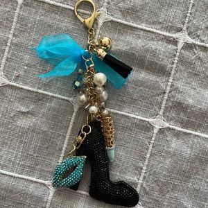 Purse bag clip on charm